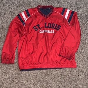 90s STL Cardinals Reversible windbreaker/pullover